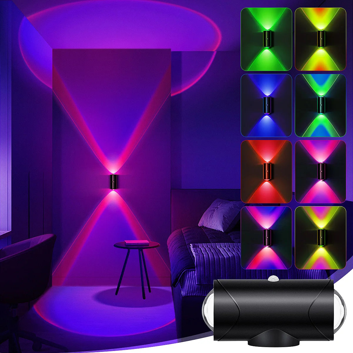 LED Motion Sensor Wall Sconce