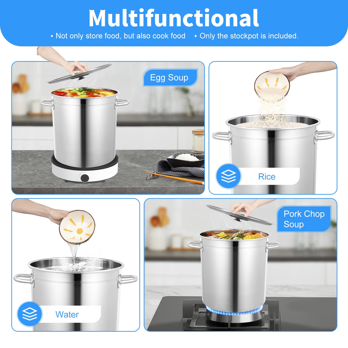 35 Soup Pot with Cover & Handles