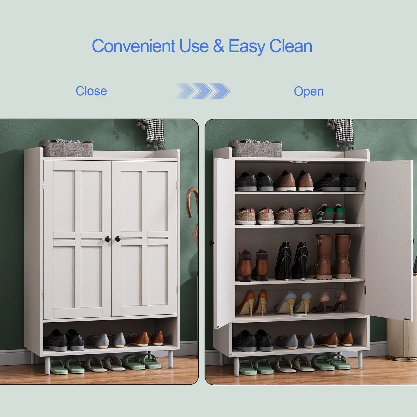 45'' Shoe Cabinet Entryway