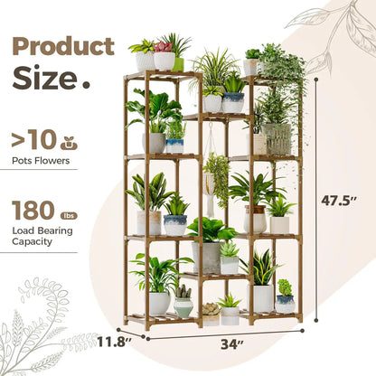 Large Wooden Plant Stand