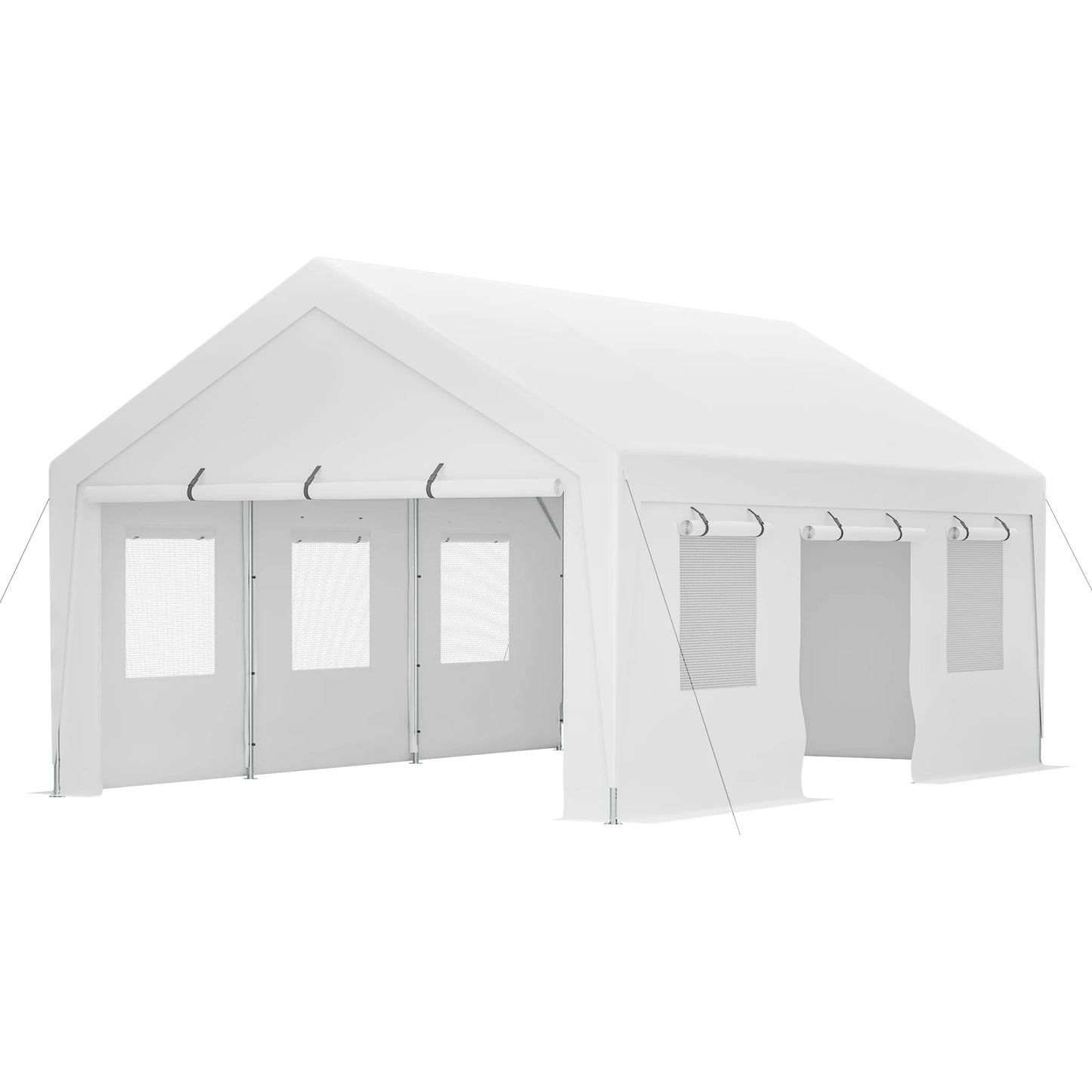 13x20 Heavy Duty Steel Carport