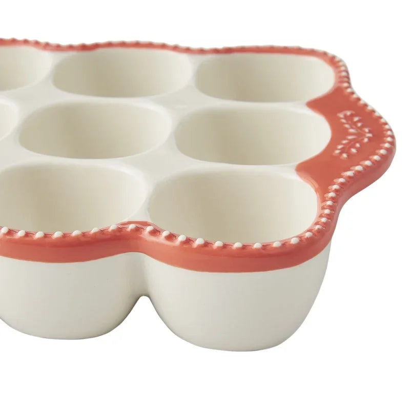 Stoneware Egg Holder