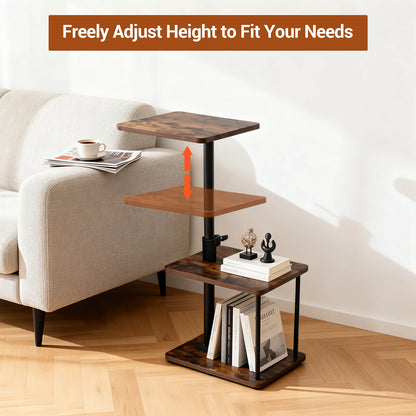 360° Swivel C Shaped Side Table