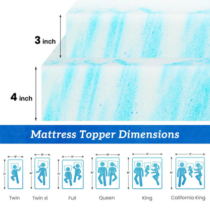 4 Inch Gel Memory Foam