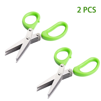 2/4PCS 5-Layered  Scissors