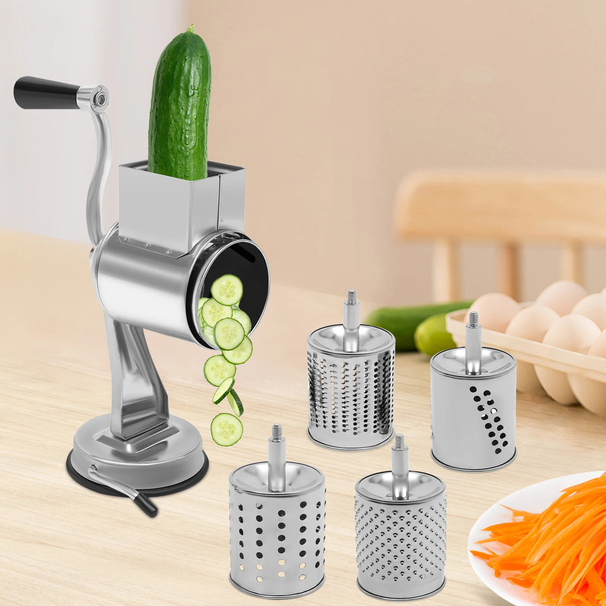 Rotary Grater W/5 Blades