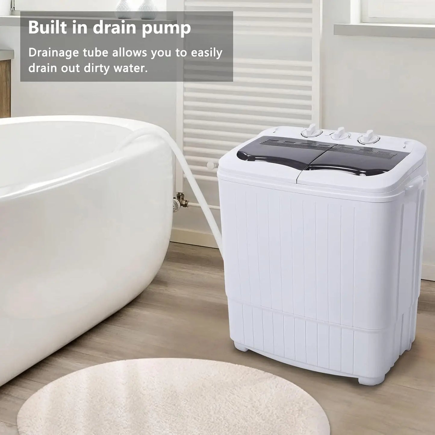 Portable Washing Machine 15LBS