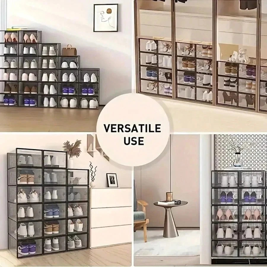 Stackable Shoe Storage Box 6/12 Pack