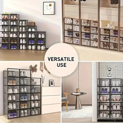 Stackable Shoe Storage Box 6/12 Pack