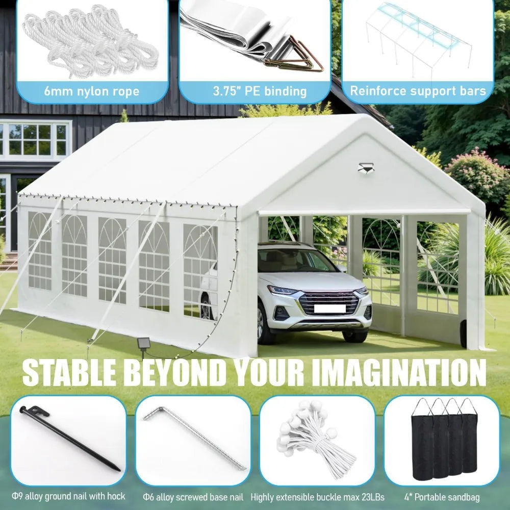 10x30 Heavy Duty Carport