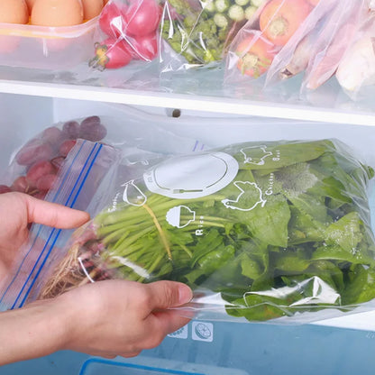 50Pcs Heavy-Duty  Freezer Bags