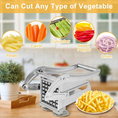 French Fries Cutter Stainless Steel Potato Slicer