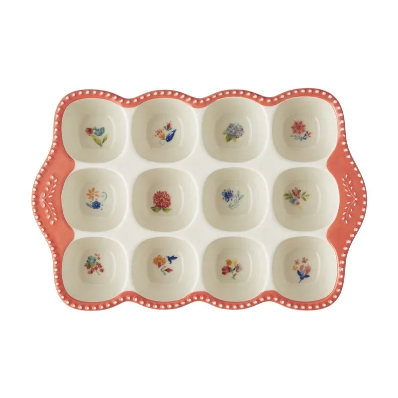 Stoneware Egg Holder