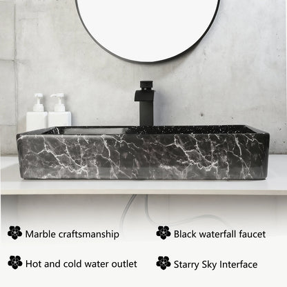 Big Bathroom Vessel Sink 24''
