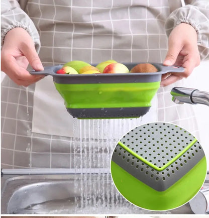 Folding Silicone Drain Basket