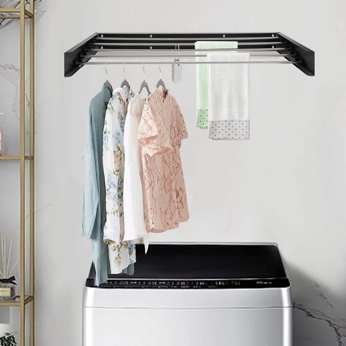 Wall Mounted Clothes Drying Rack