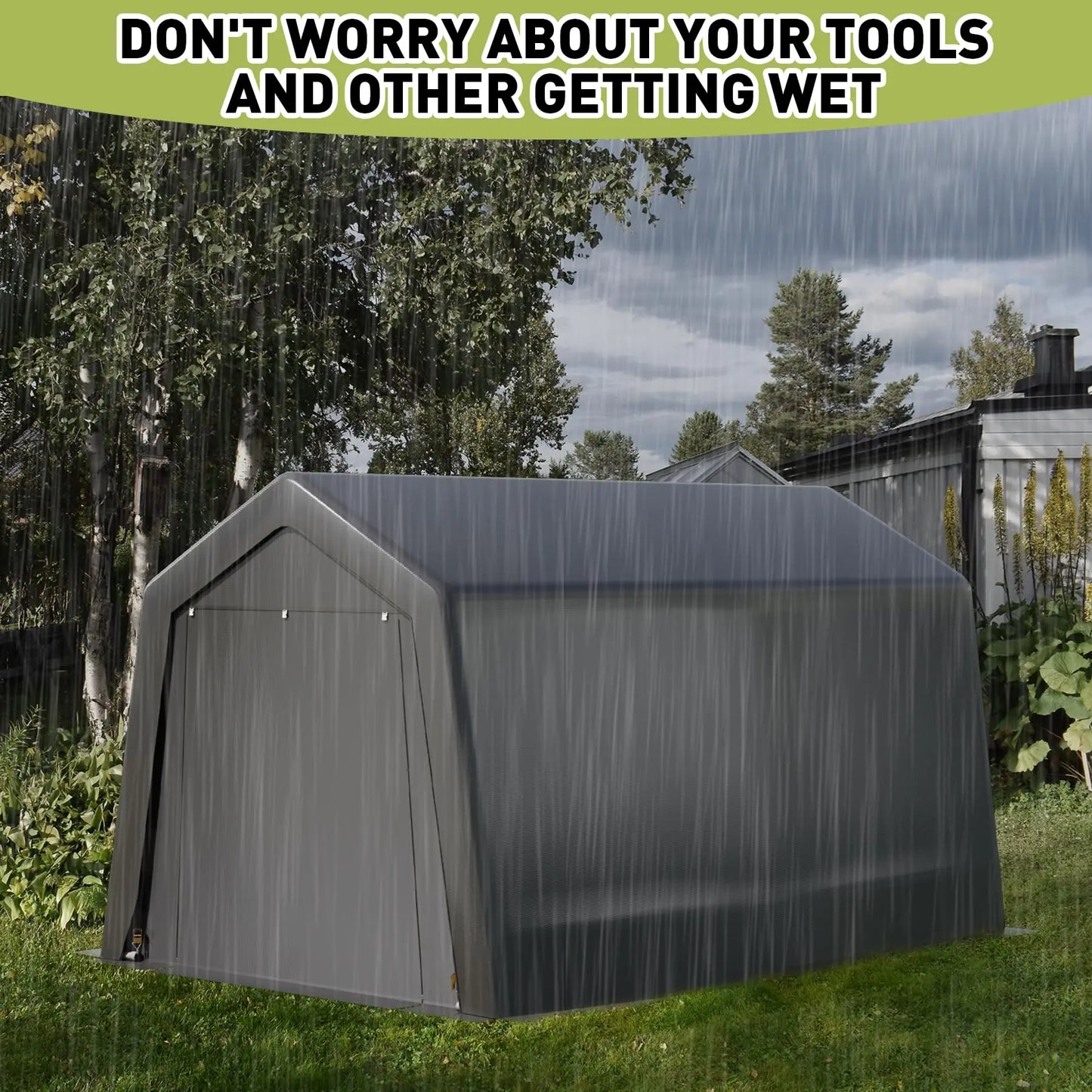 Outdoor Portable Storage Shed