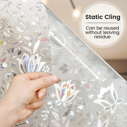Rainbow Tulip Frosted Window Film