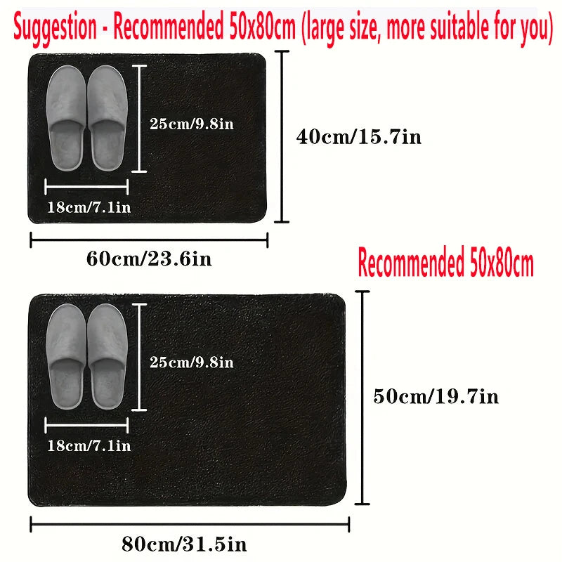 1pc New Type Mud Bathroom Mat