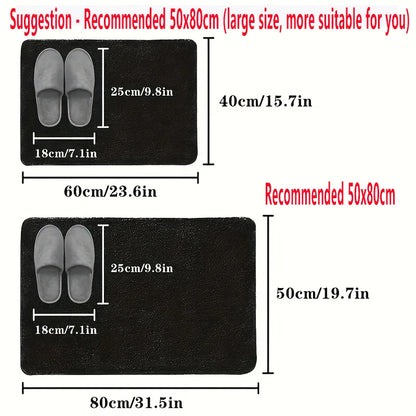 1pc New Type Mud Bathroom Mat