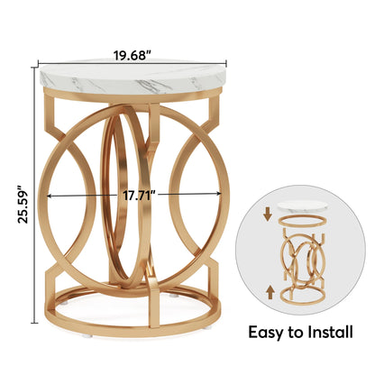 Modern Round End Table