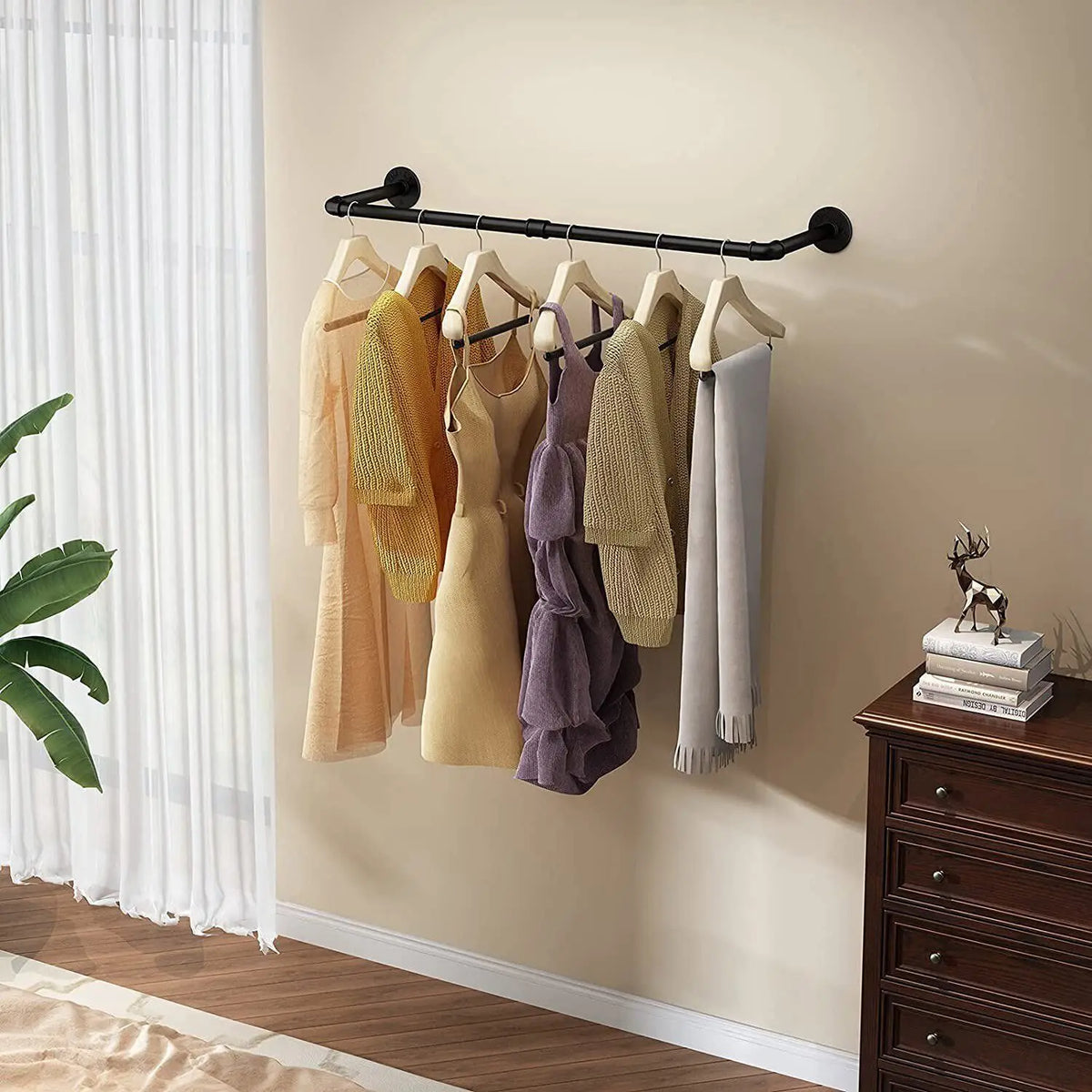 180cm Bedroom Garment  Rail