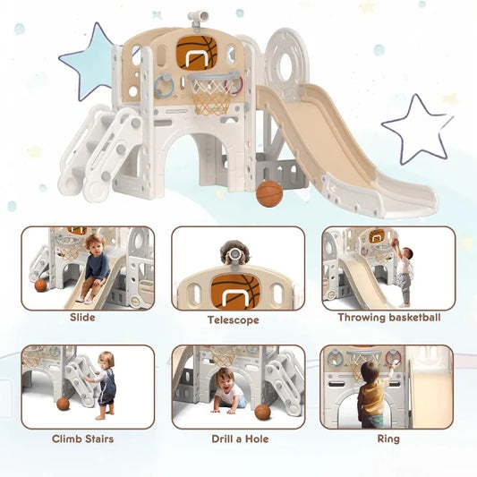 8 in 1 Toddler Slide and Climber Plus More