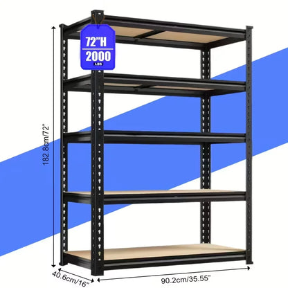 72"/60"H Garage Shelving
