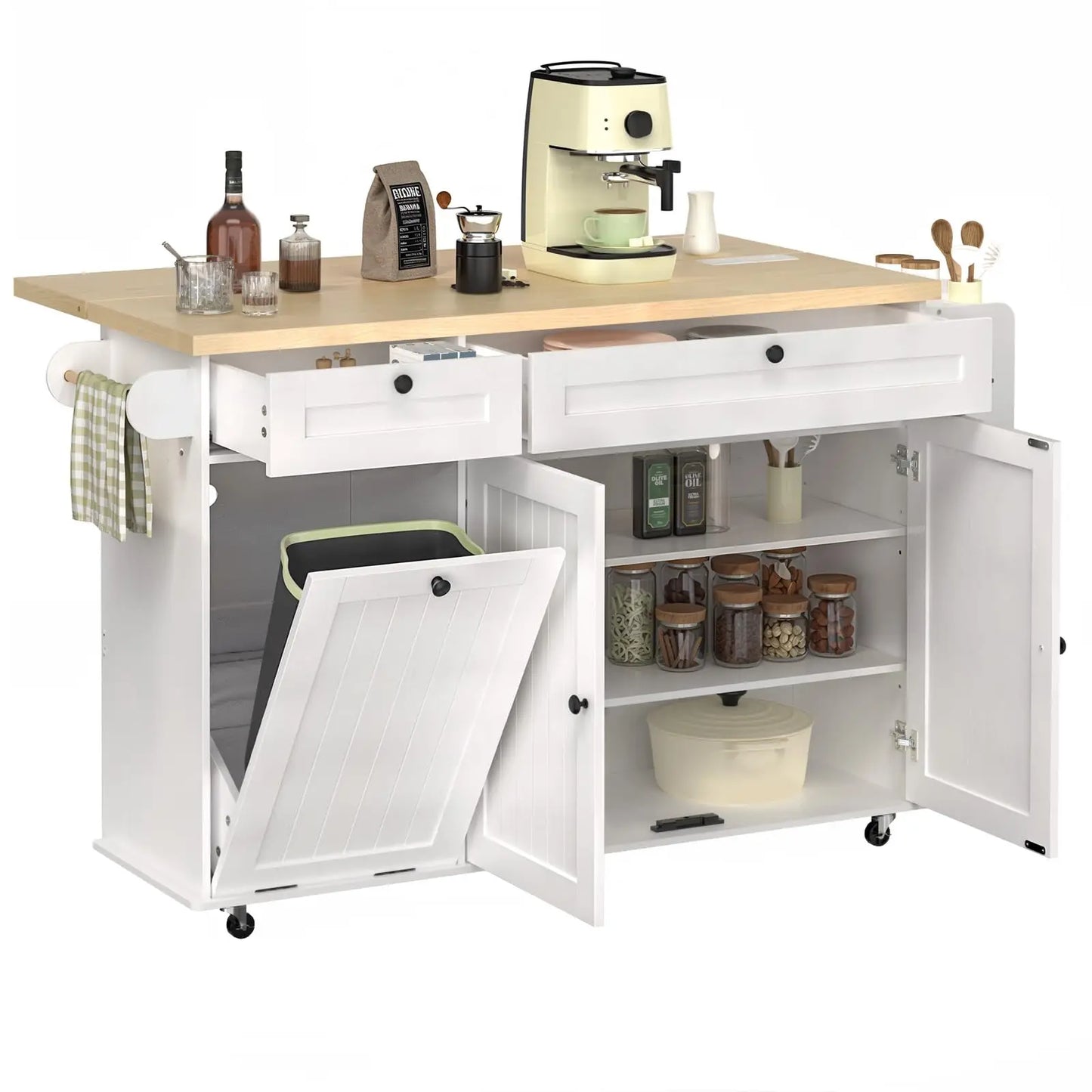 60" Mobile Kitchen Islands