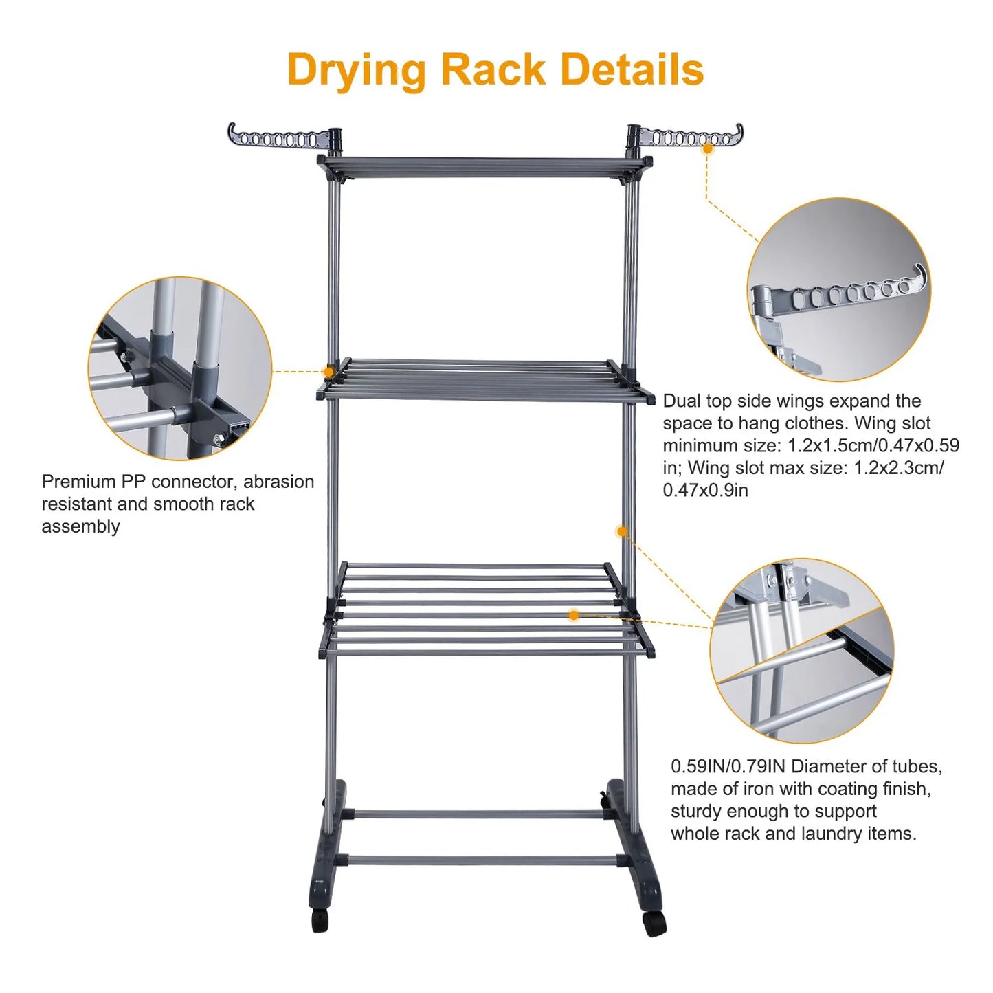 4-Tier Clothes Drying Rack