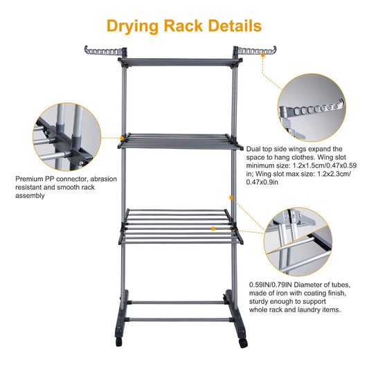 4-Tier Clothes Drying Rack