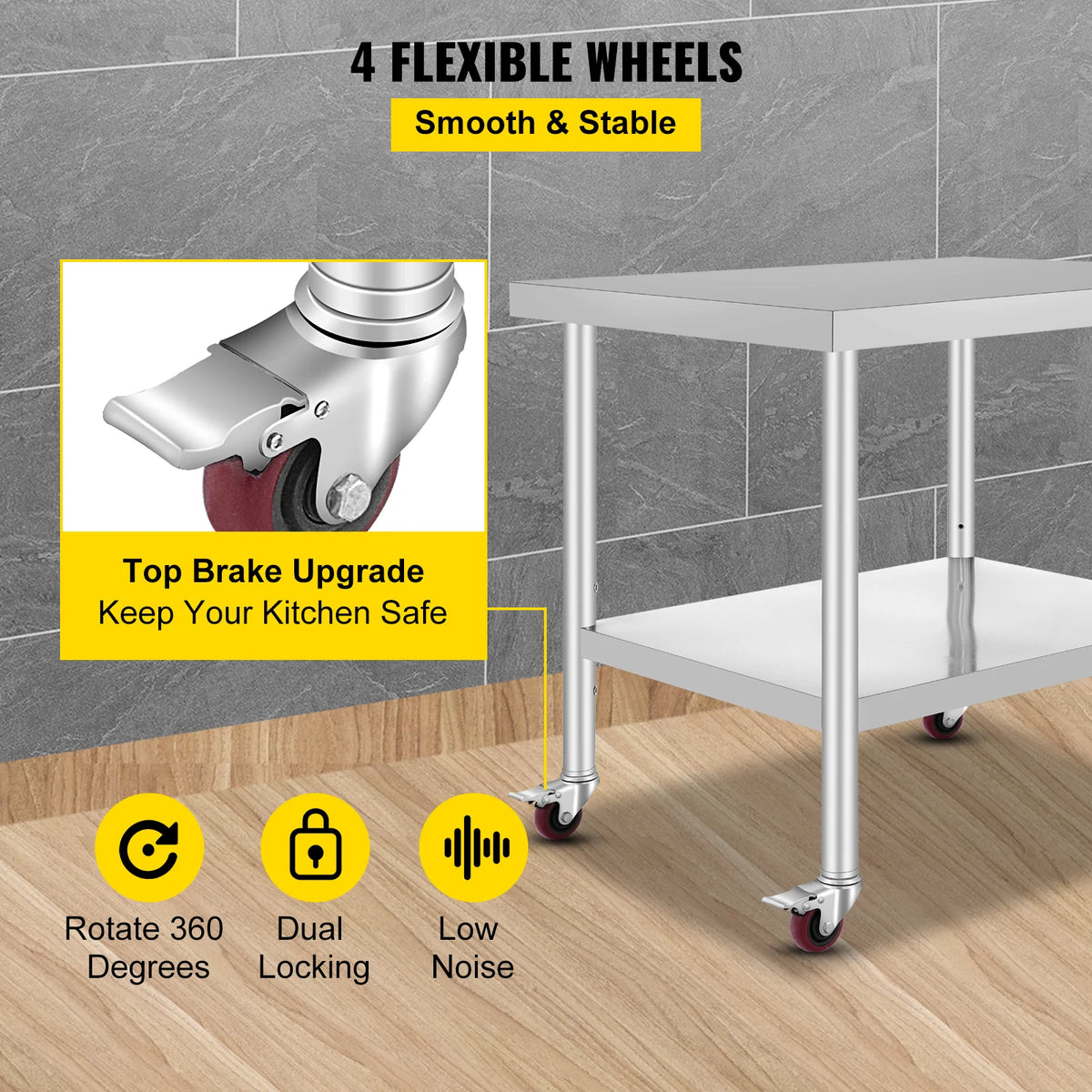 Stainless Steel  Prep Table