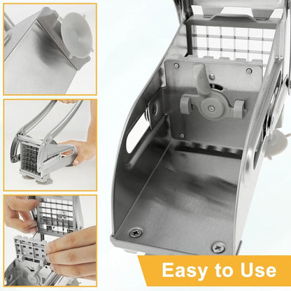 French Fries Cutter Stainless Steel Potato Slicer