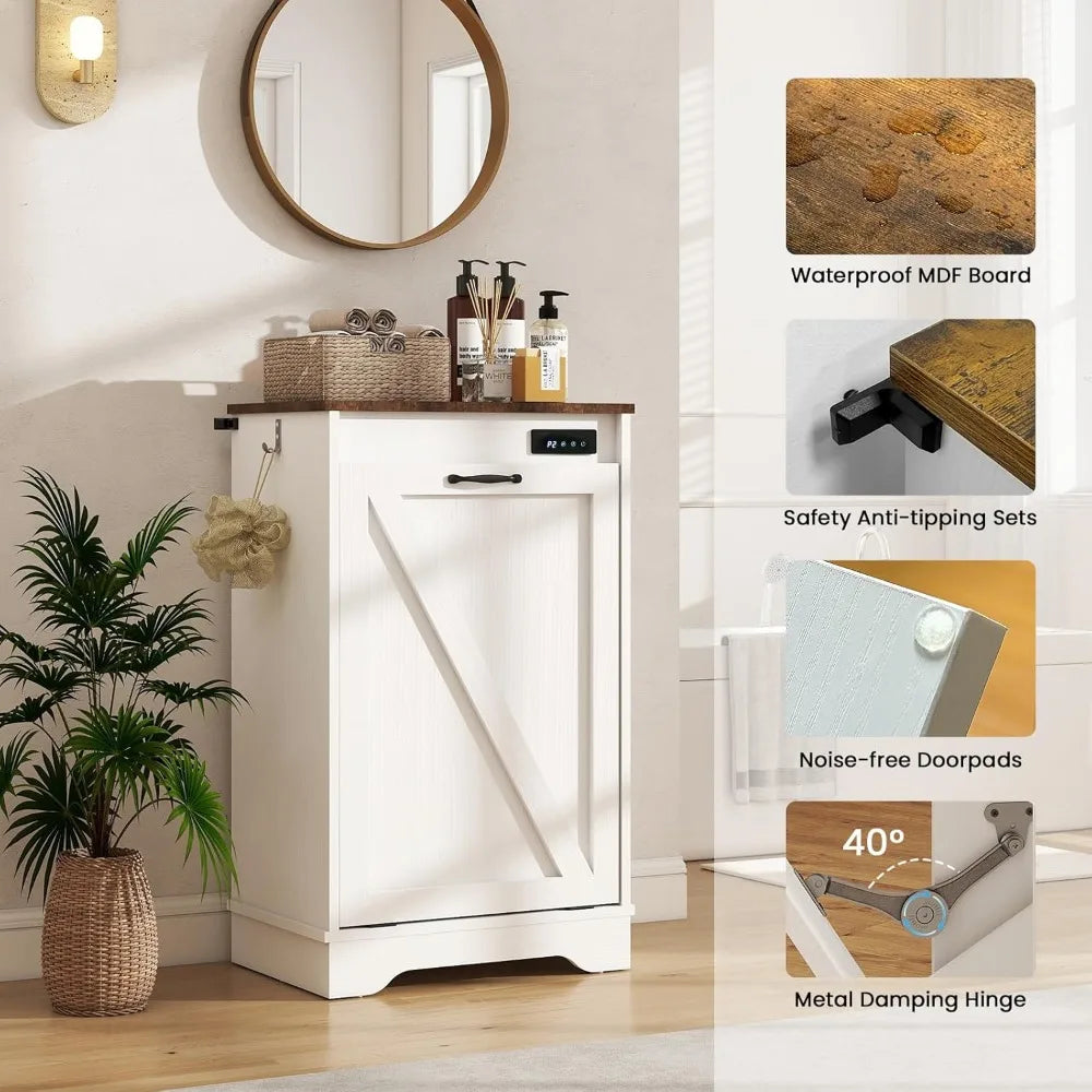 Tilt-Out Trash Can Cabinet