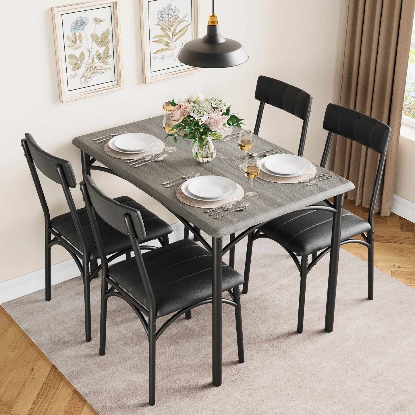 5 Piece Dining Room Furniture Set