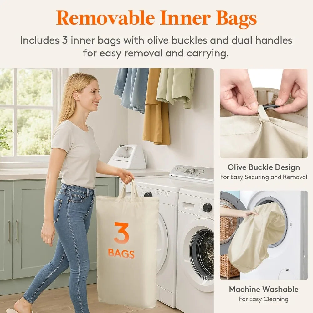 Laundry Basket with Lid