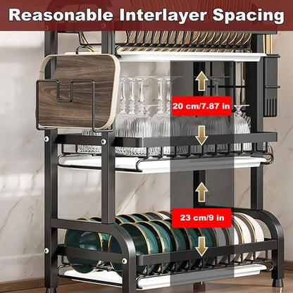 Three-Tier Countertop Rack