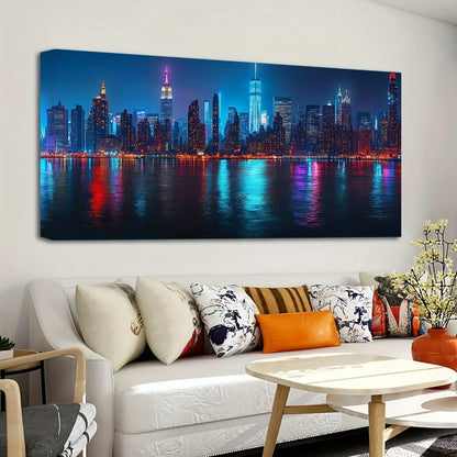 New York City skyline painting