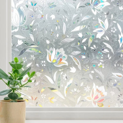 Rainbow Tulip Frosted Window Film