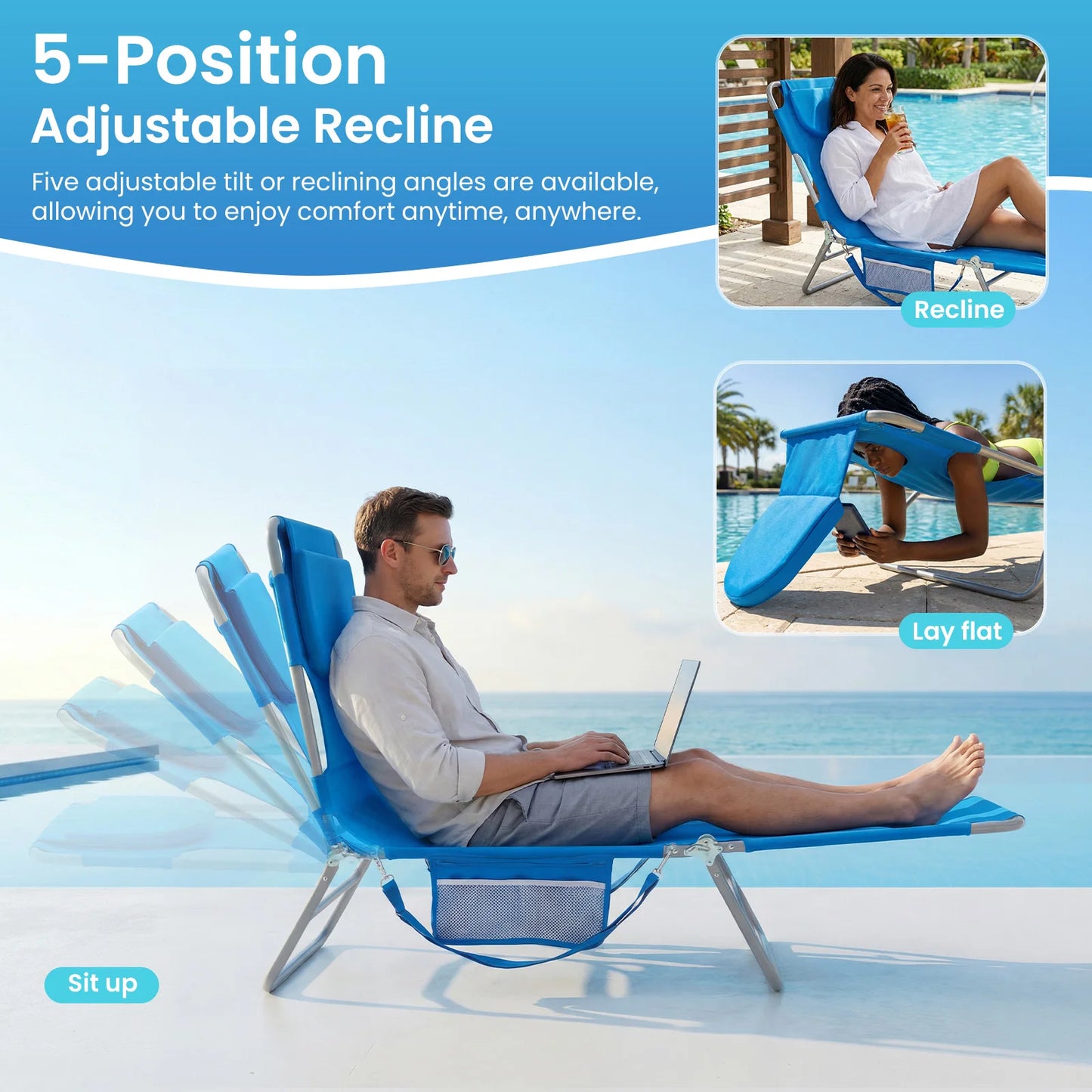 5-Position Adjustable  Chair