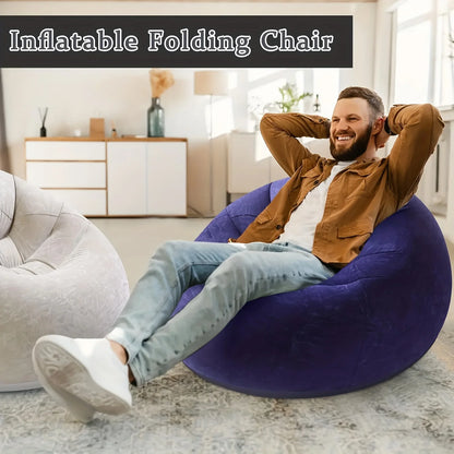 Ultra-Comfort Inflatable Bean Bag Chair