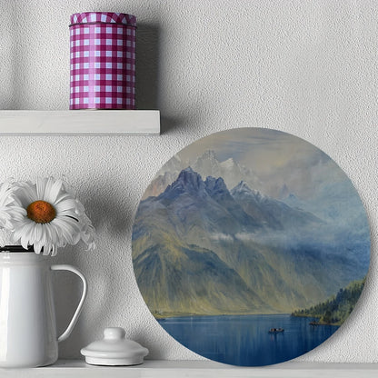 5 Pack Round Wood Circles for Crafts