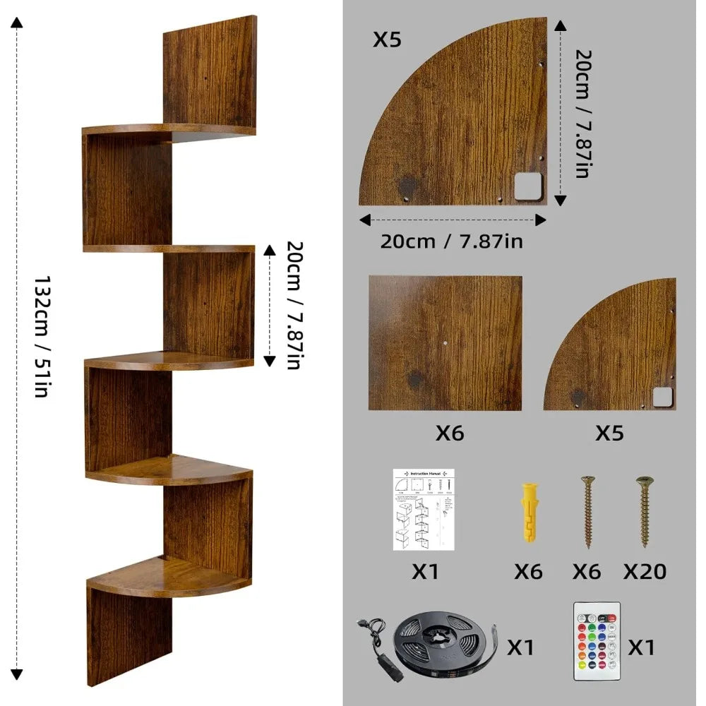 Corner Shelf Wall Mounted