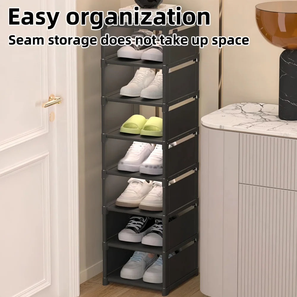 1 Piece Dustproof Single-Row Multi-Layer Shoe Organizer