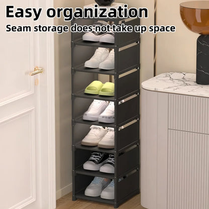 1 Piece Dustproof Single-Row Multi-Layer Shoe Organizer
