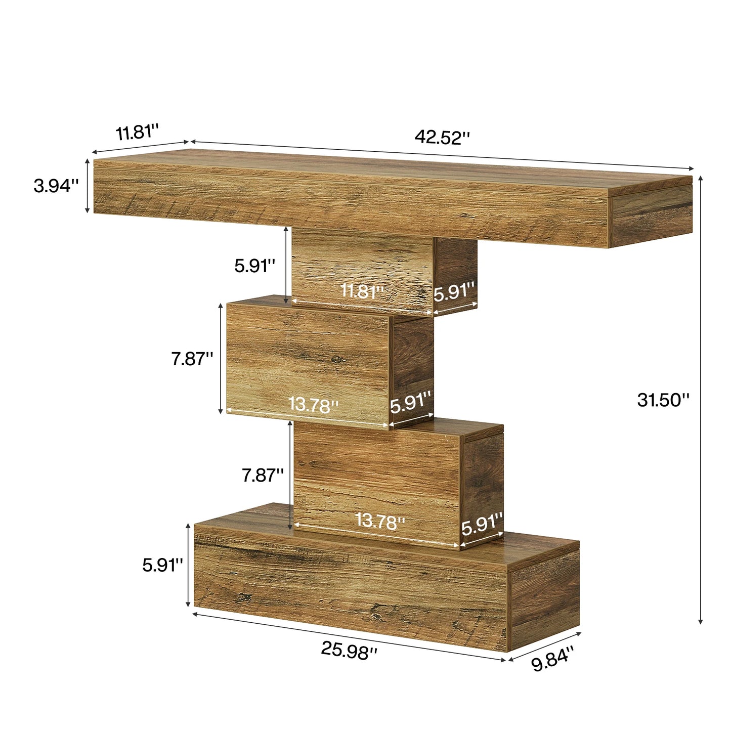 42.5" Farmhouse Console Table