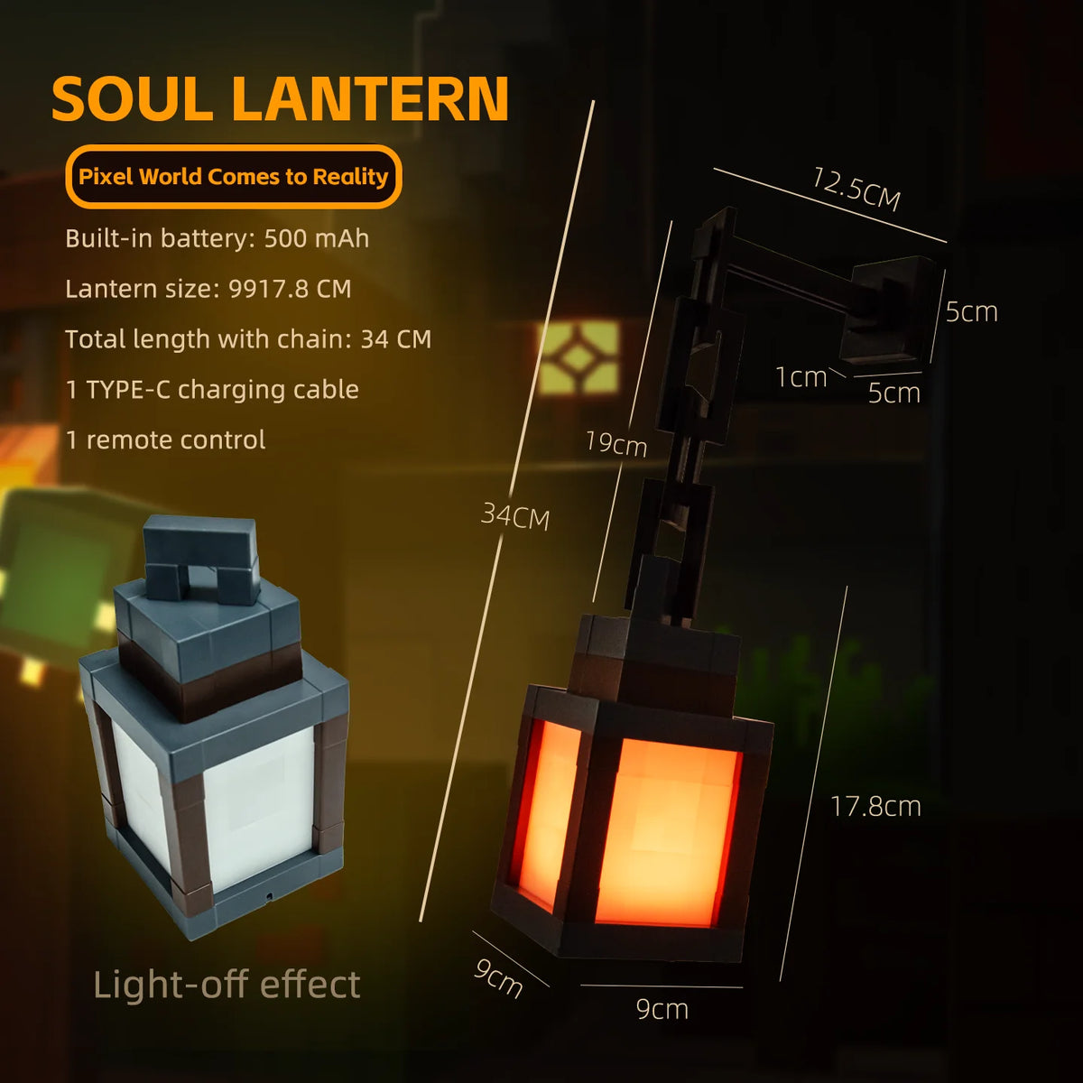Pixel Style Night Light