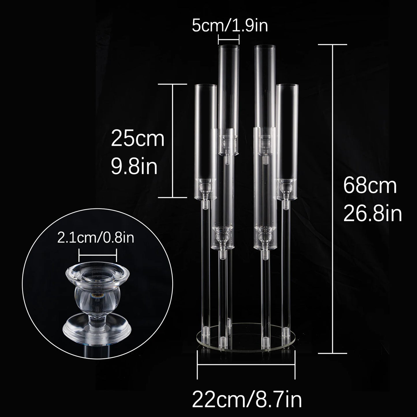 10pcs Candlestick Holder