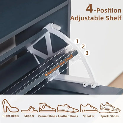 Freestanding Shoe Storage Cabinet