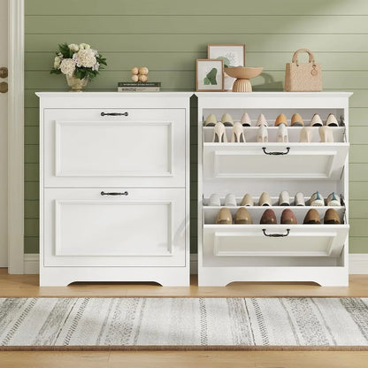 2-Piece Shoe Cabinet Set